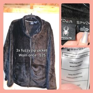 Spyder Black Teddy Jacket for Women